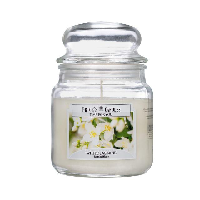 Price’s Time For You White Jasmine Medium Jar Candle