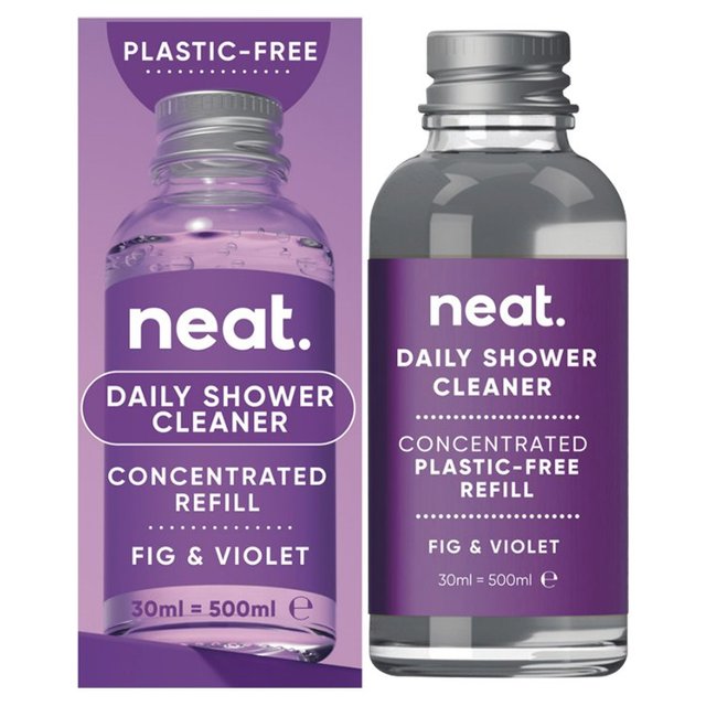Neat Daily Shower Cleaner Refill Concentrate Fig & Violet, 30ml