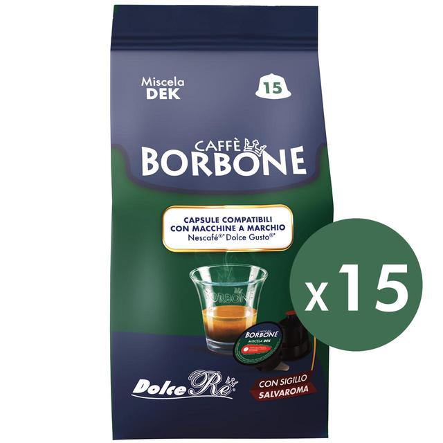 Caffe Borbone Decaf Intensity 6 Dolce Gusto Compatible, 15 Per Pack