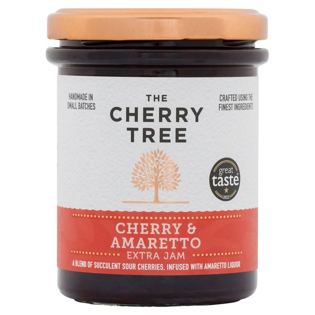 The Cherry Tree Cherry With Amaretto Extra Jam, 225g