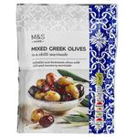 M&S Mixed Greek Olives in Chilli Marinade