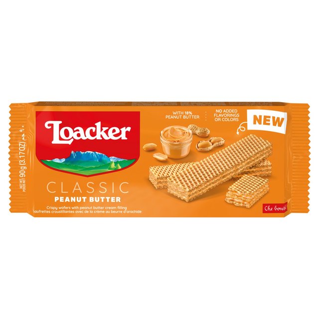 Loacker Classic Peanut Butter Wafer, 90g
