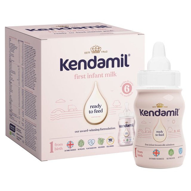 Kendamil Stage 1 First Infant Milk Starter Pack, 6 x 70ml
