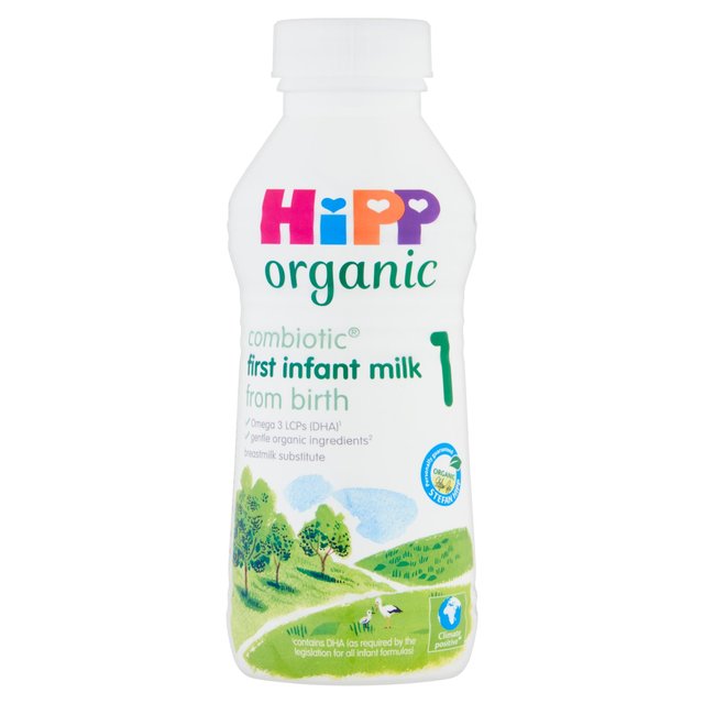 HiPP Organic 1 First Baby Milk Liquid Formula From Birth, 470ml