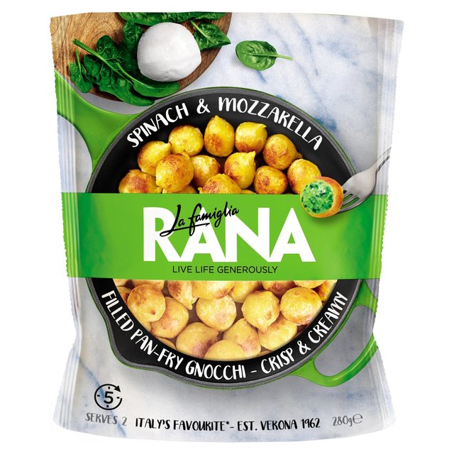 Giovanni Rana Filled Pan-Fry Gnocchi Spinach & Mozzarella, 280g