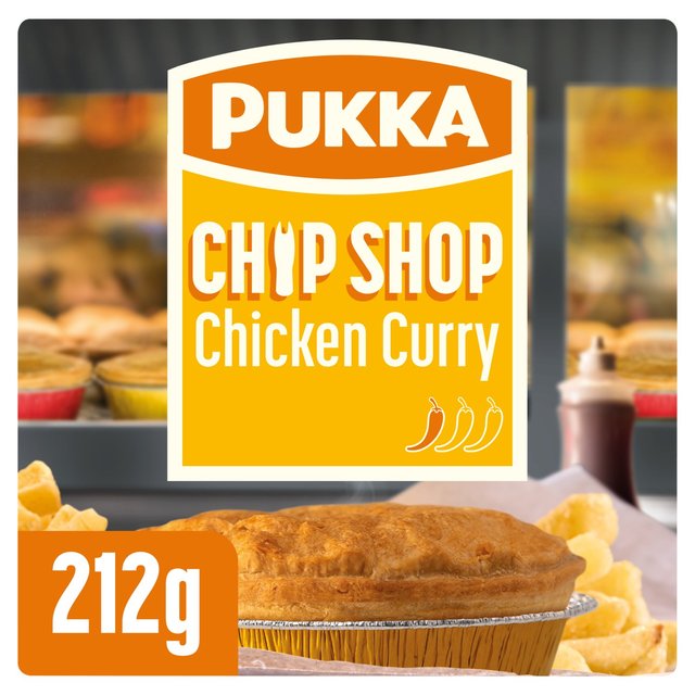 Pukka Pies Chip Shop Curry Pie, 213g