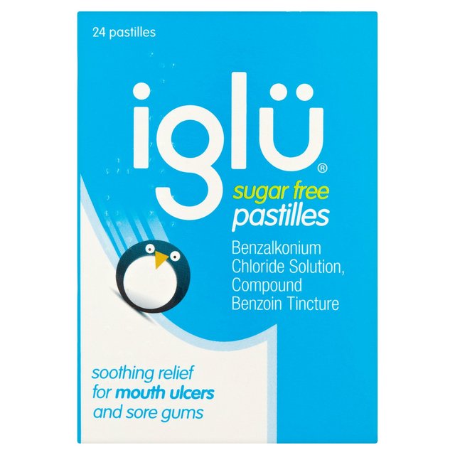 Iglu Mouth Pain Relief Pastilles, 24 Per Pack