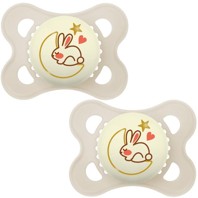 MAM Baby Pure Night 2-6M Soother 2pk