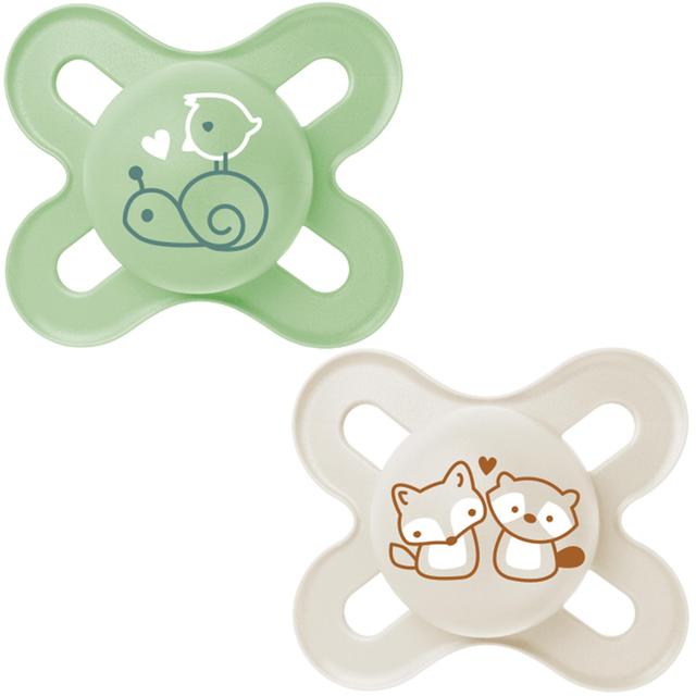 MAM Baby Pure Start 0-2M Soother 2pk