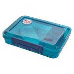 Polar Gear Clic-tite Personalise A-Z Stickers Trio Lunch Box 1.1L Blue