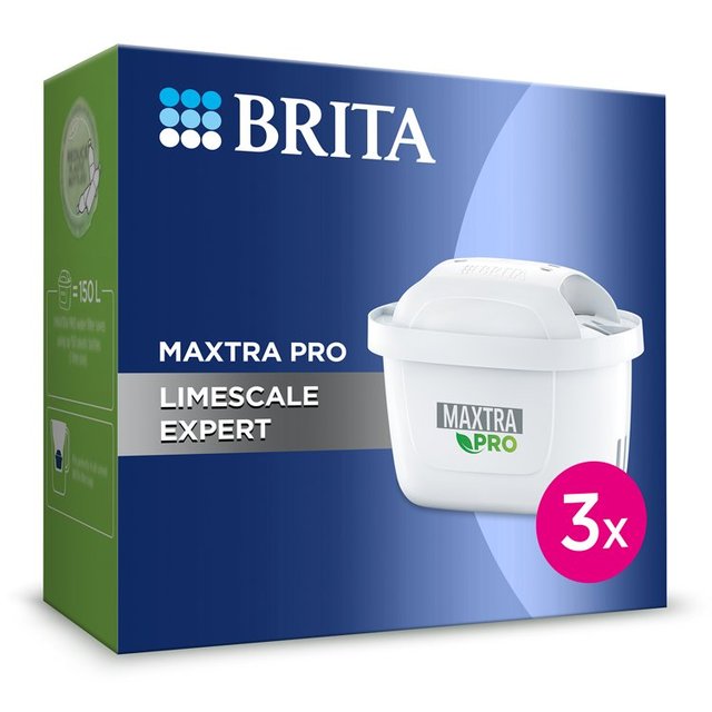 Brita Maxtra Pro Limescale Expert Water Filter, 3 Per Pack