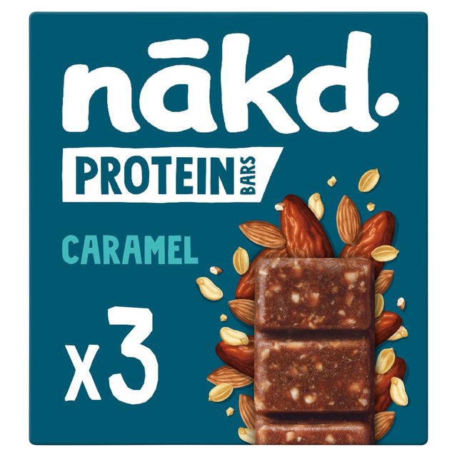 Nakd. Protein Caramel Multipack, 3 x 45g