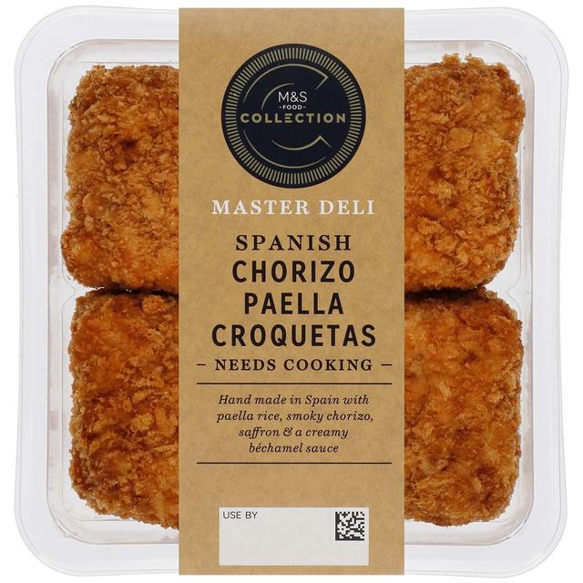 M & S Collection Spanish Chorizo Paella Croquetas, 210g