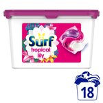 Surf Tropical Lily  3 in 1 Washing Liquid Capsules 18 Washes
