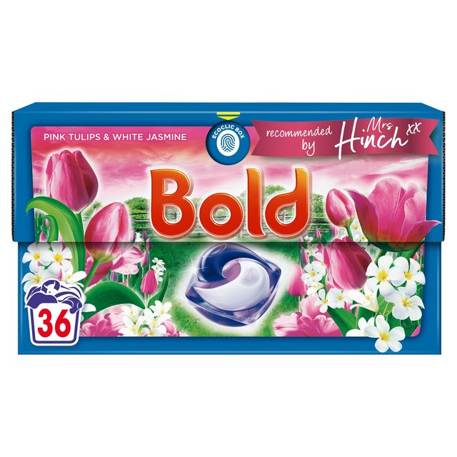 Bold Spring Garden Pods Washing Capsules Mrs Hinch 36 Washes, 36 Per Pack