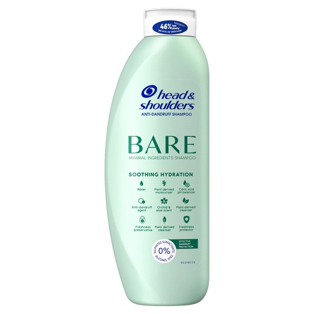 Head & Shoulders Bare Soothing Hydration Shampoo, 400ml