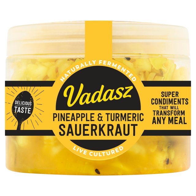 Vadasz Pineapple & Turmeric Sauerkraut, 400g