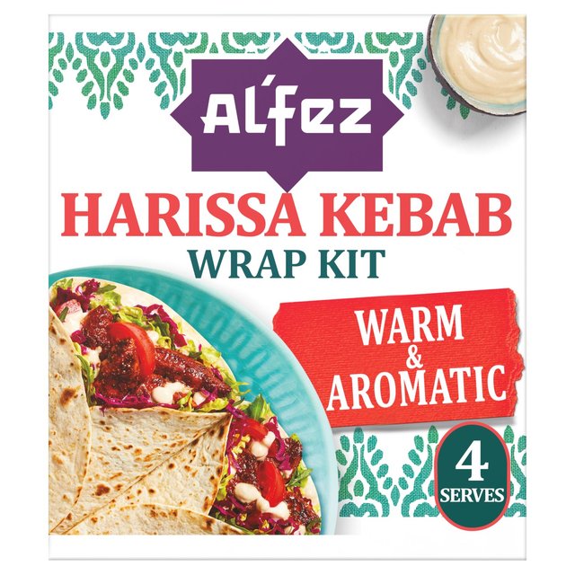 Al’Fez Harissa Kebab Wrap Kit, 410g