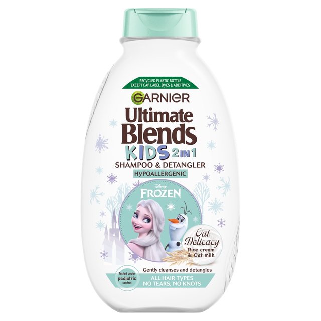 Garnier Ultimate Blends 2-in-1 Kids Oat Milk & Rice Cream No Tears Shampoo, 250ml