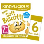 Kiddylicious Baby Snack Pear Biscotti 7 months+