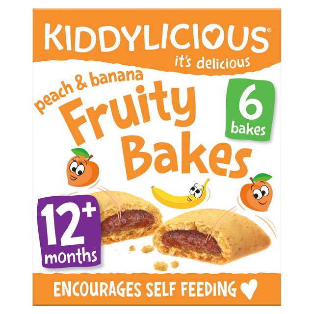 Kiddylicious Fruity Bakes Peach, 6x22g