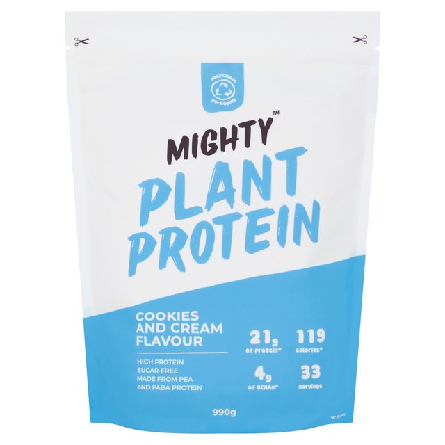 Mighty Plant Protein Cookies and Cream Flavour, 990g
