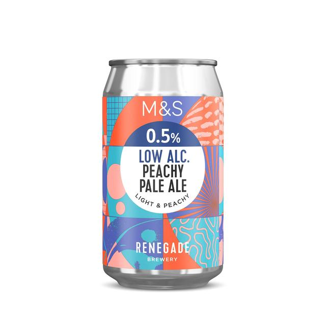 M & S Low Alcohol Peachy Pale Ale, 330ml