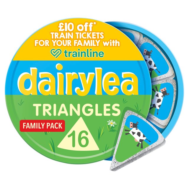 Dairylea 16 Cheese Triangles, 250g