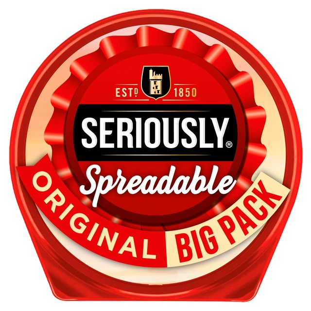 Seriously Strong Seriously Spreadable Original Cheese Spread, 250g