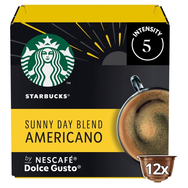 Starbucks by Nescafe Dolce Gusto Sunny Day Blend, 12 per Pack