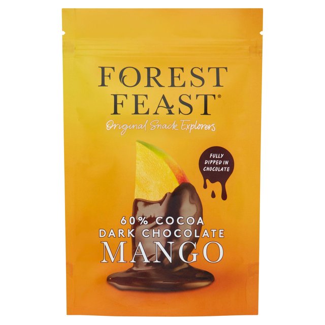 Forest Feast Belgian Dark Chocolate Mango Strips, 100g