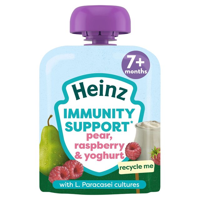 Heinz Immunity Support Pear Raspberry & Yogurt 7M+, 85g