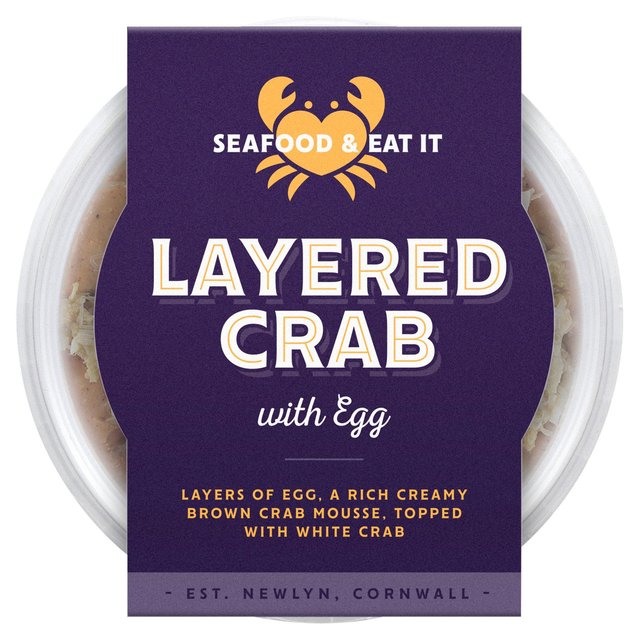 Seafood & Eat It Layered Crab With Egg, 200g