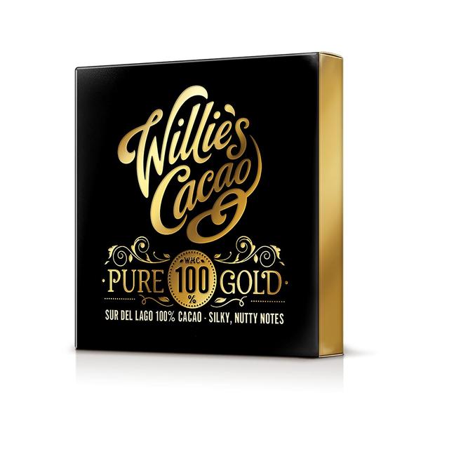 Willie’s Cacao Pure 100% Gold, 100% Sur del Lago Cacao, 40g