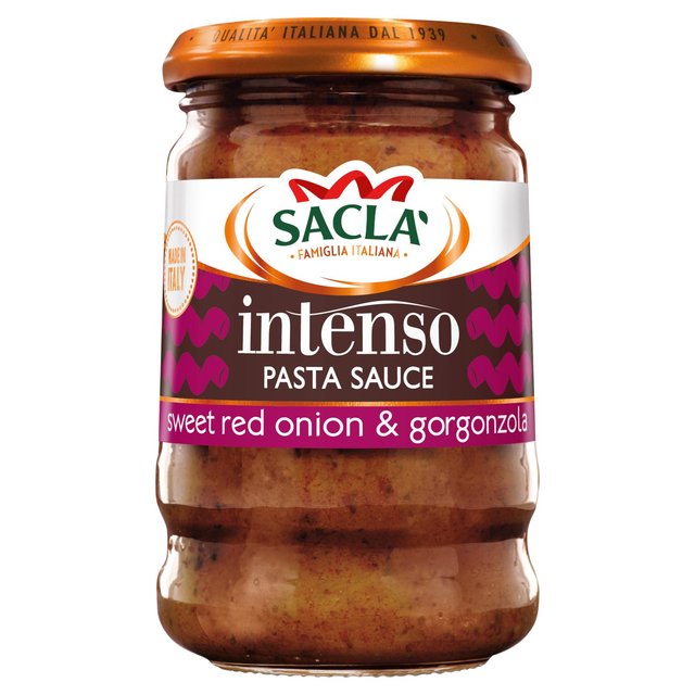 Sacla’ Sweet Red Onion & Gorgonzola Intenso Stir-in, 190g