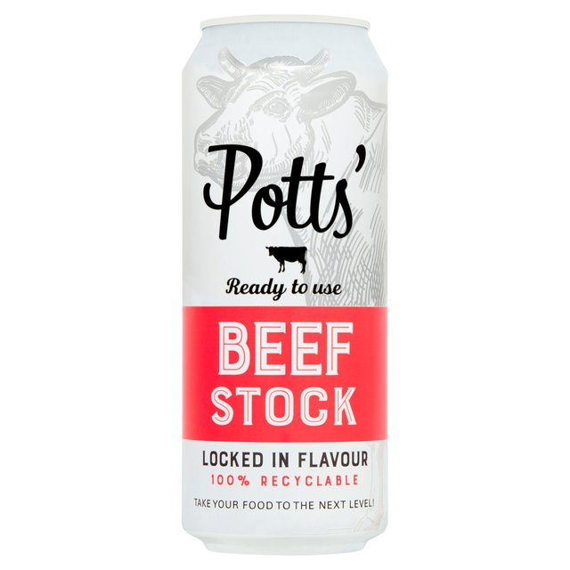 Potts Beef Stock Can, 500g