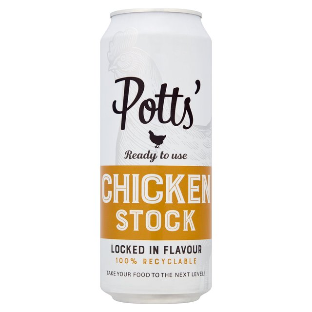 Potts Chicken Stock Can, 500g