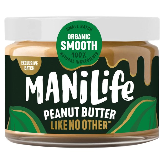 ManiLife Organic Smooth Peanut Butter, 275g