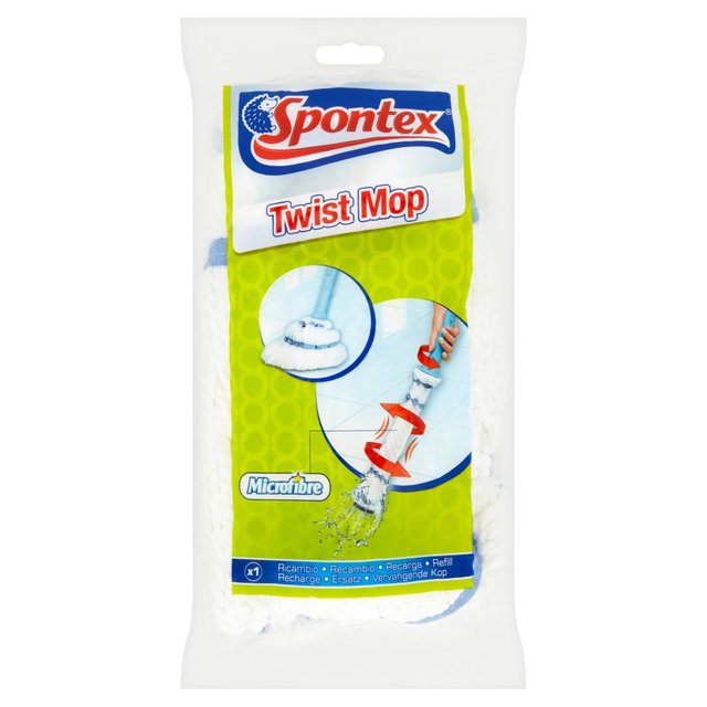 Spontex White Twist Mop Refill, One Size