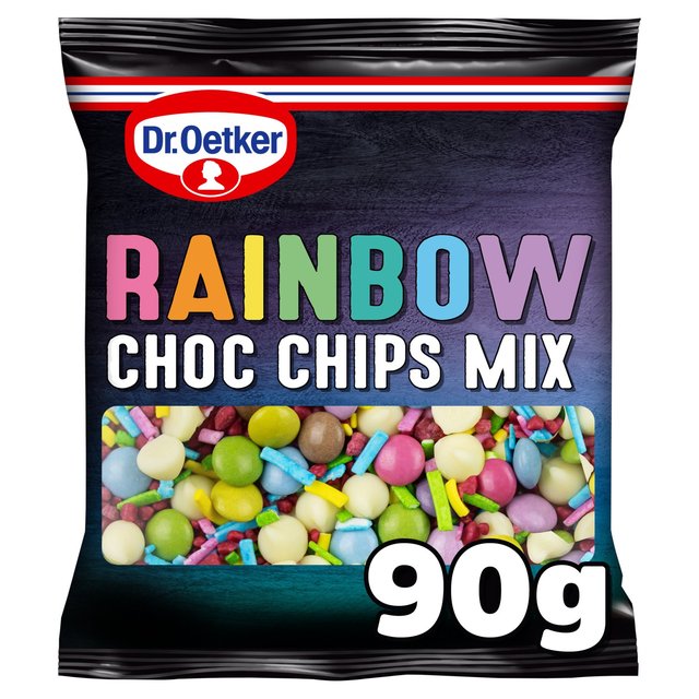 Dr. Oetker Rainbow Chocolate Chips Mix, 90g