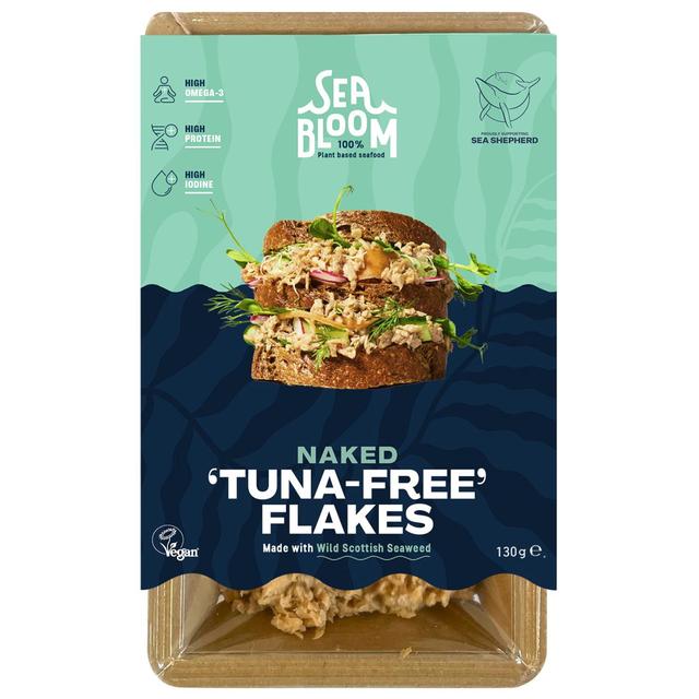 Seabloom Plant Based ’Tuna-Free’ Flakes, Naked, 130g