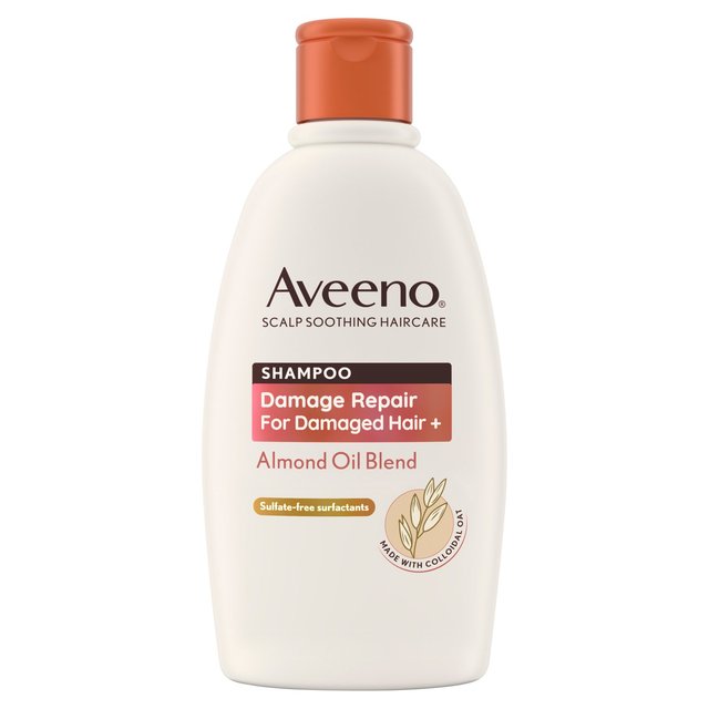 Aveeno Scalp Soothing Frizz Calming Almond Oil Blend Shampoo, 300ml