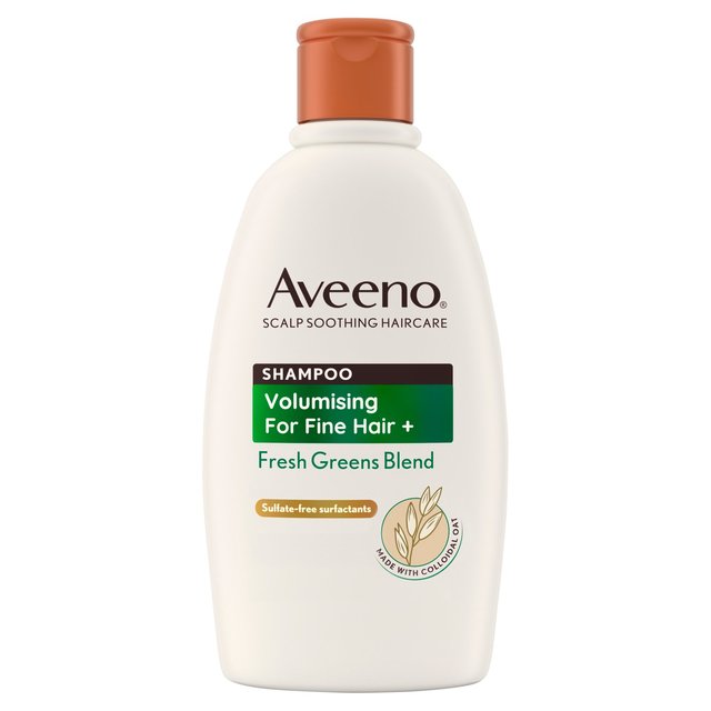Aveeno Scalp Soothing Volumising Fresh Greens Blend Shampoo, 300ml