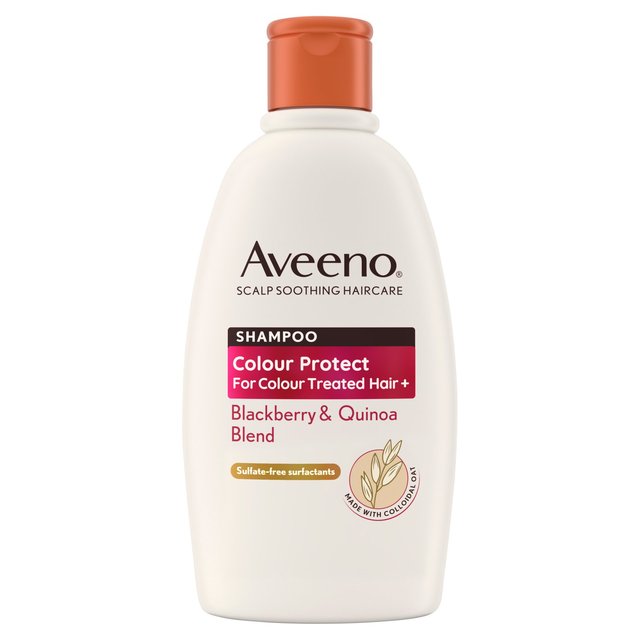 Aveeno Scalp Soothing Colour Protect Blackberry & Quinoa Blend Shampoo, 300ml