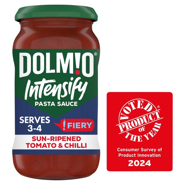 Dolmio Intensify Fiery Sun-ripened Tomato & Chilli Pasta Sauce, 400g