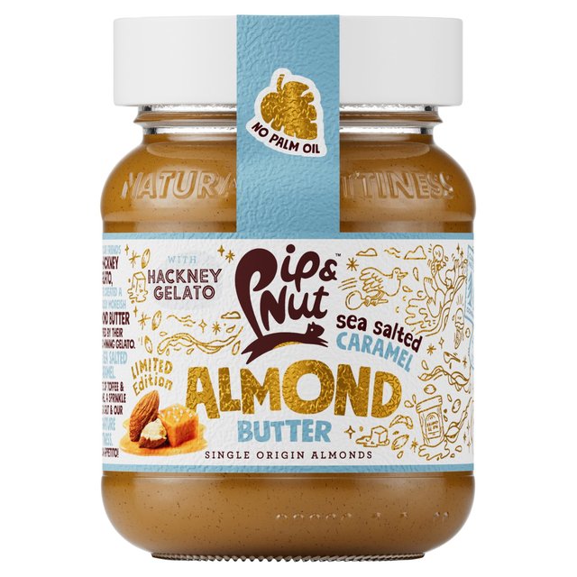 Pip & Nut Limited Edition Hackney Gelato Salted Caramel Almond Butter, 170g