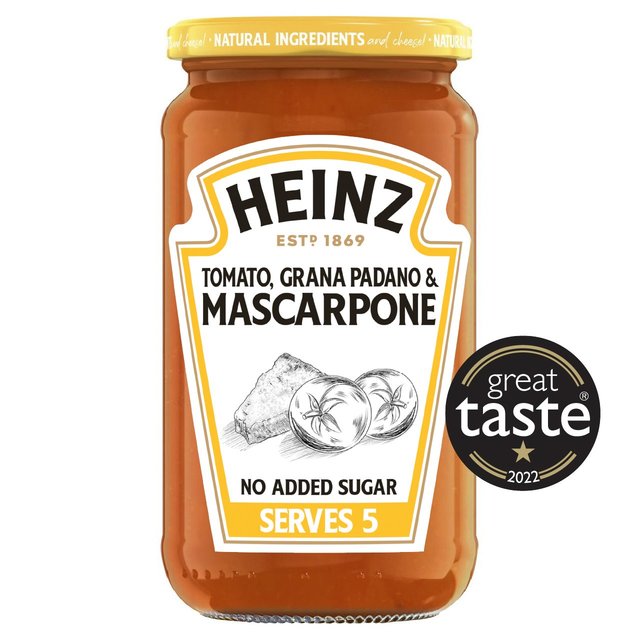 Heinz Tomato Mascarpone & Grana Padano Pasta Sauce, 490g