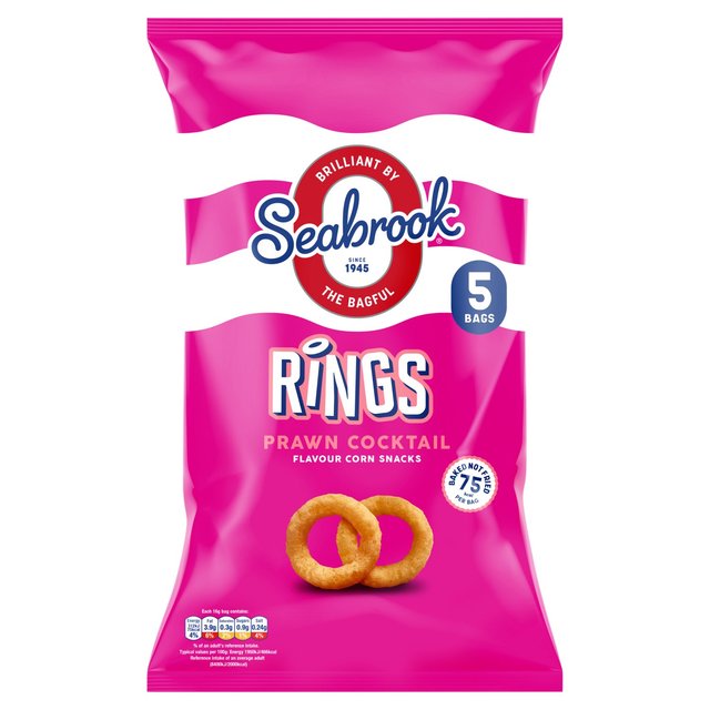 Seabrook Loaded Rings Prawn Cocktail, 5 x 16g