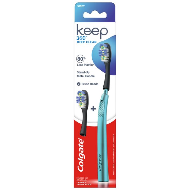 Colgate Keep 360 Starter Kit Deep Clean Toothbrush, 2 per Pack