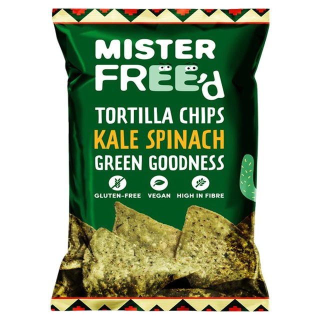 Mister Free’d Tortilla Chips With Kale Spinach, 135g